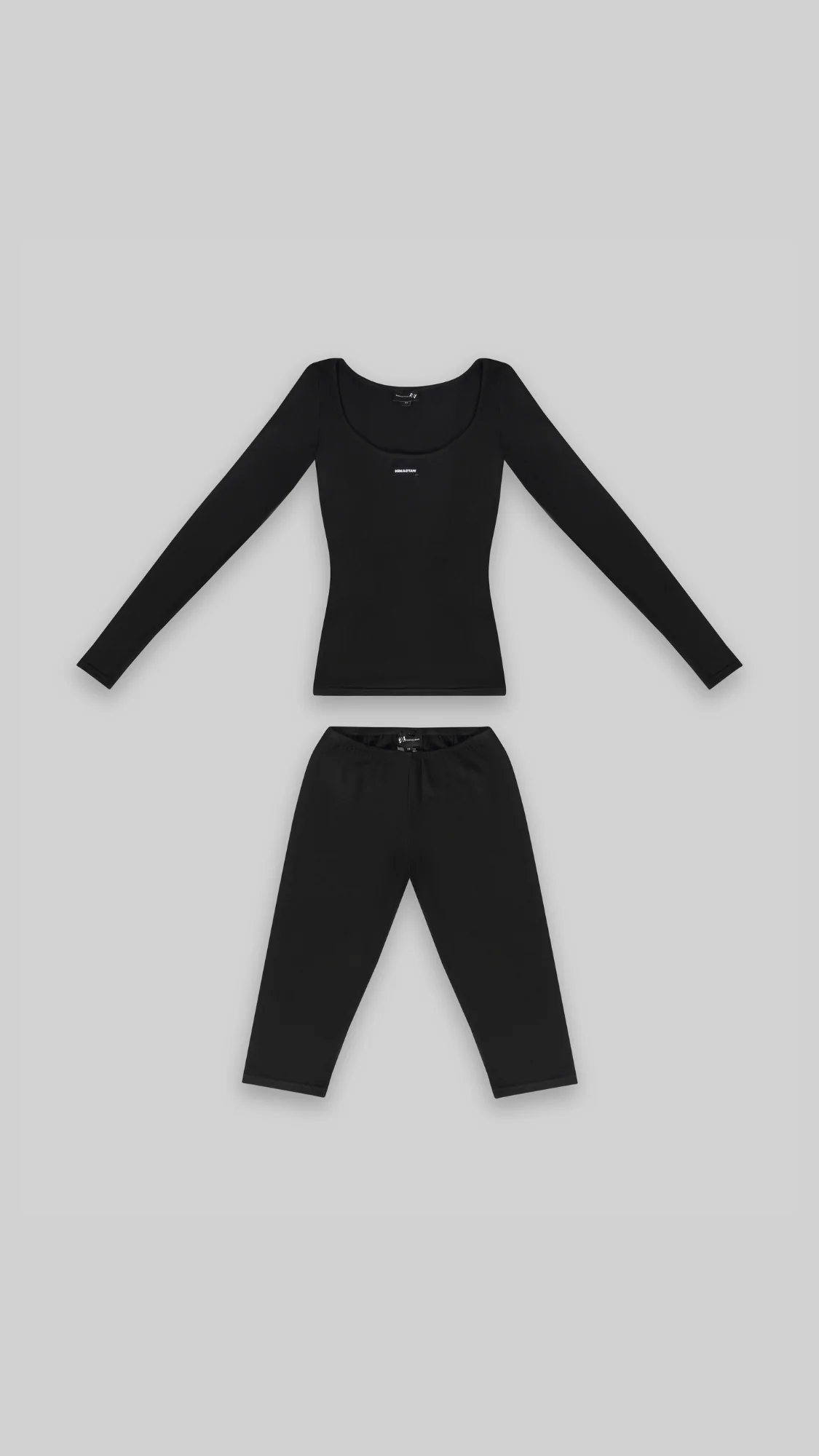 BASICS BOATNECK TOP (BLACK) - Image 6