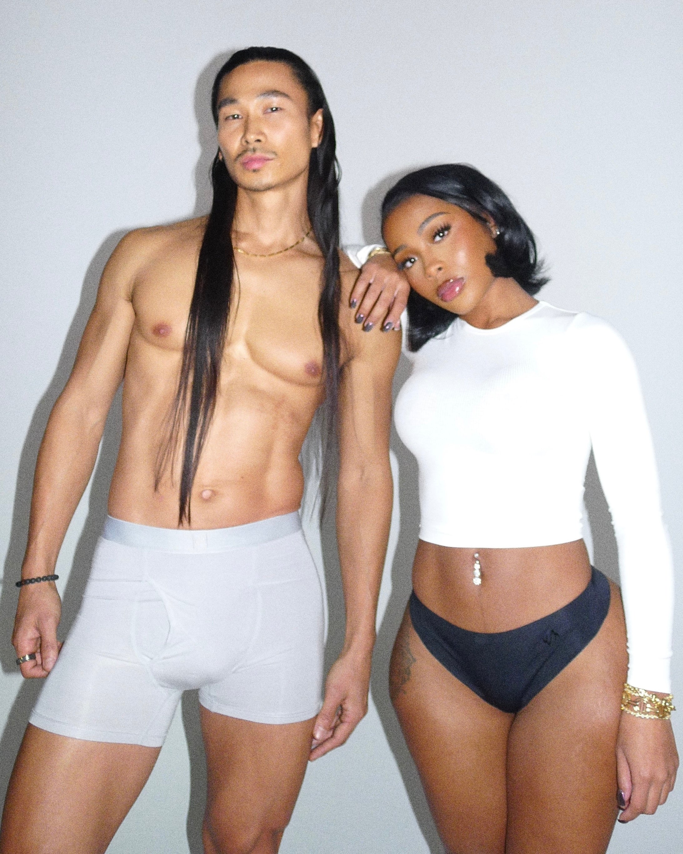 WM MENS MID BRIEFS (GREY) [FINAL SALE] - Image 4