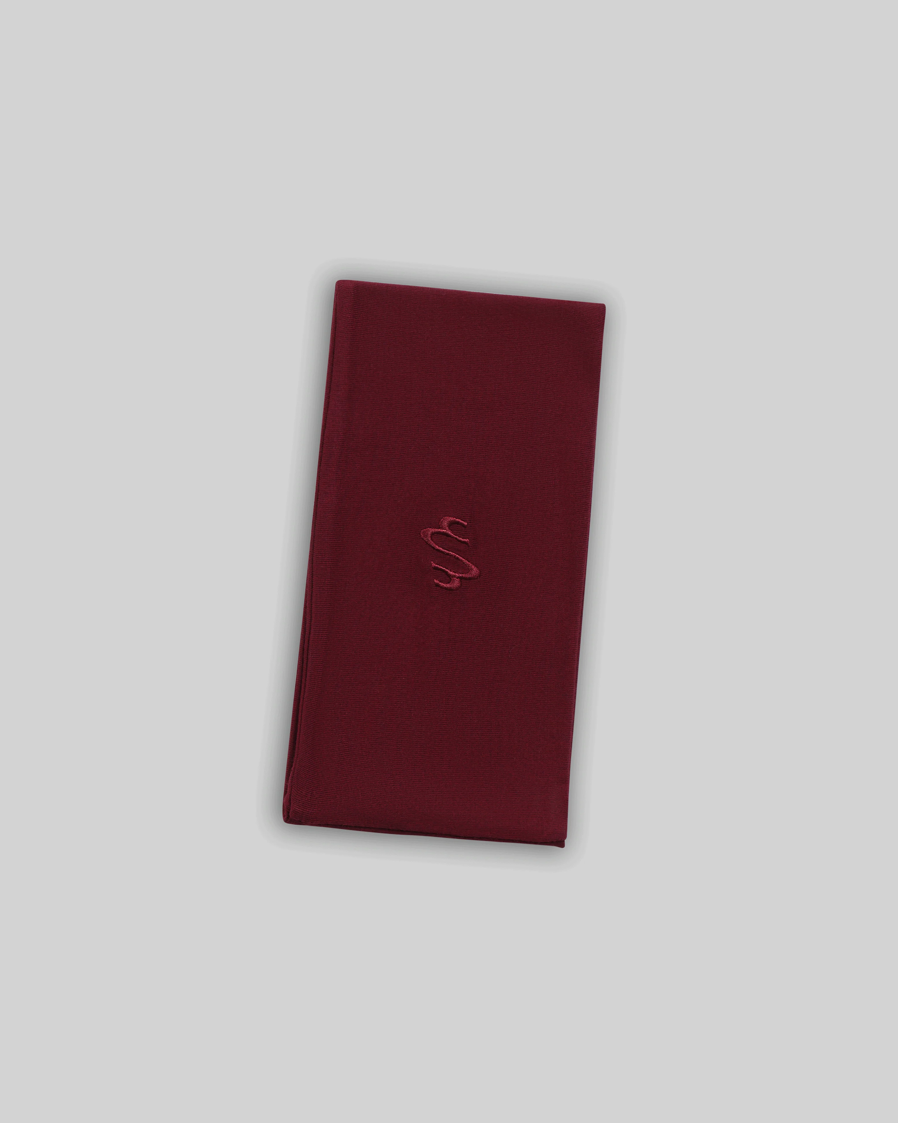 WM WIDE HEADBAND (BURGUNDY) [FINAL SALE] - Image 3